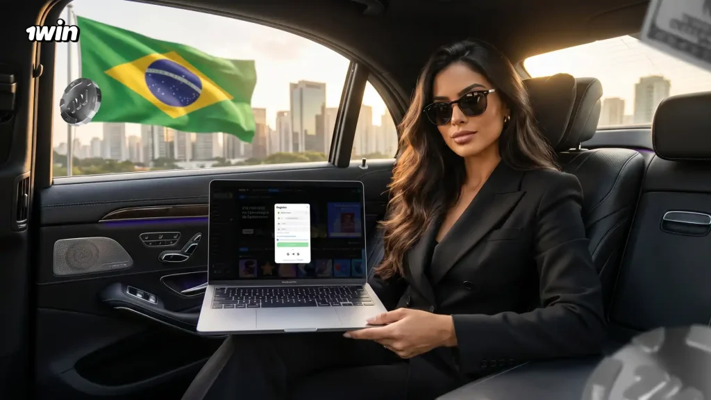 Formulário de cadastro 1win Brasil